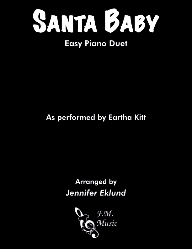 Santa Baby (Easy Piano Duet)